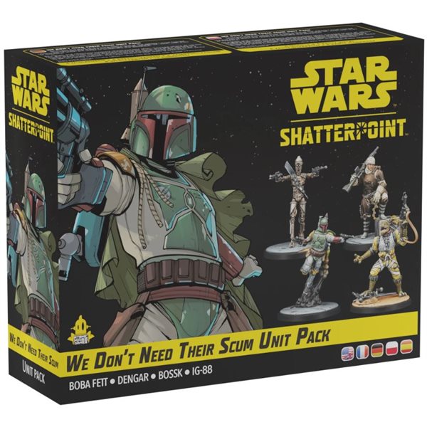 Star Wars Shatterpoint: We Don't Need Their Scum Unit Pack Star Wars: Shatterpoint Atomic Mass Games   