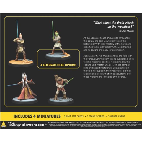 Star Wars Shatterpoint: Wisdom of the Council Squad Pack Star Wars: Shatterpoint Atomic Mass Games