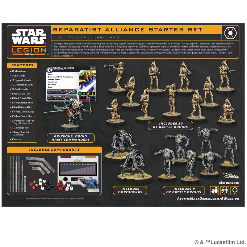 Star Wars Legion: Seperatist Alliance - Starter Set Star Wars: Legion Atomic Mass Games