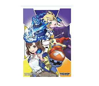 Digimon TCG: Official Card Sleeves - "Arisa & Violet" 2025 Ver.1.0 60Ct Card Sleeves Bandai