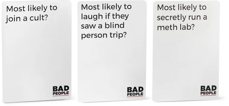 Bad People Party Game Board Games Dyce Games
