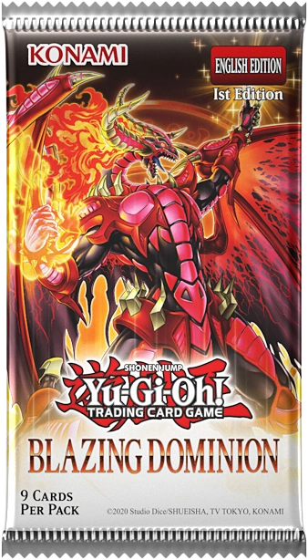 Yu-Gi-Oh! Blazing Dominion - Booster Pack Yugioh Sealed Yu-Gi-Oh!