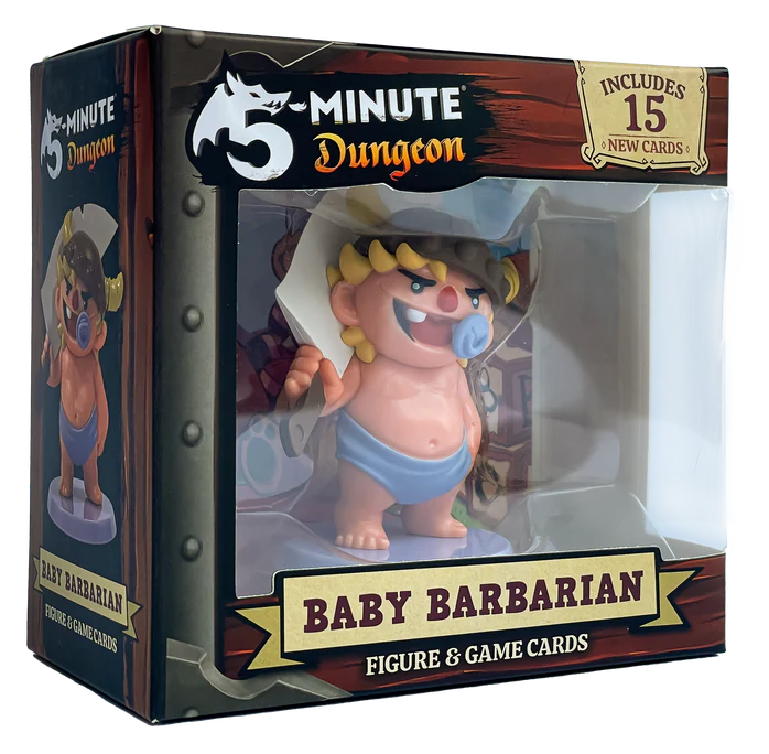 5-Minute Dungeon: Baby Barbarian Expansion Board Games Wiggles3D