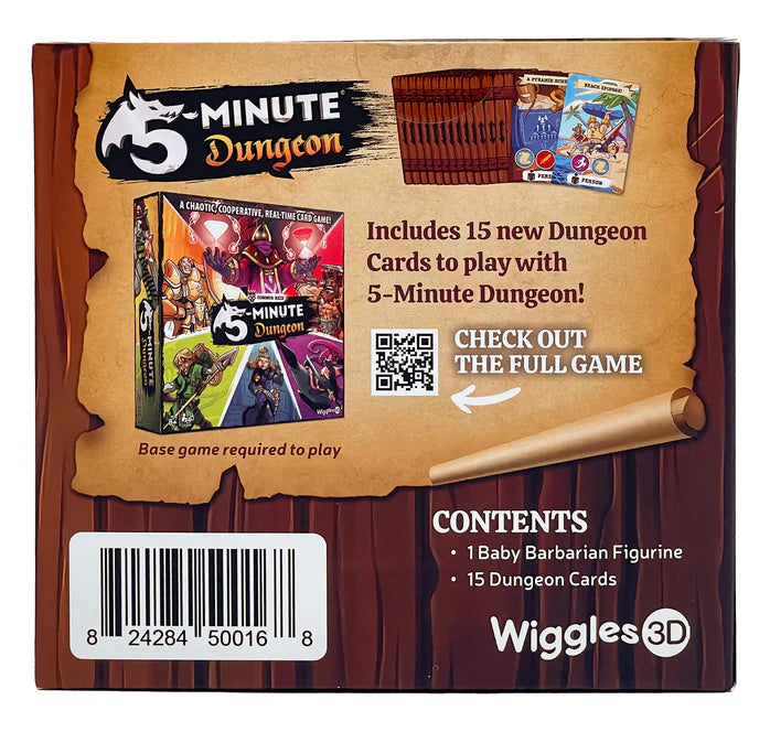 5-Minute Dungeon: Baby Barbarian Expansion Board Games Wiggles3D