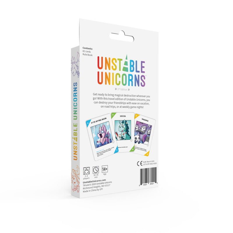 Unstable Unicorns Travel Edition Board Games Unstable Games   