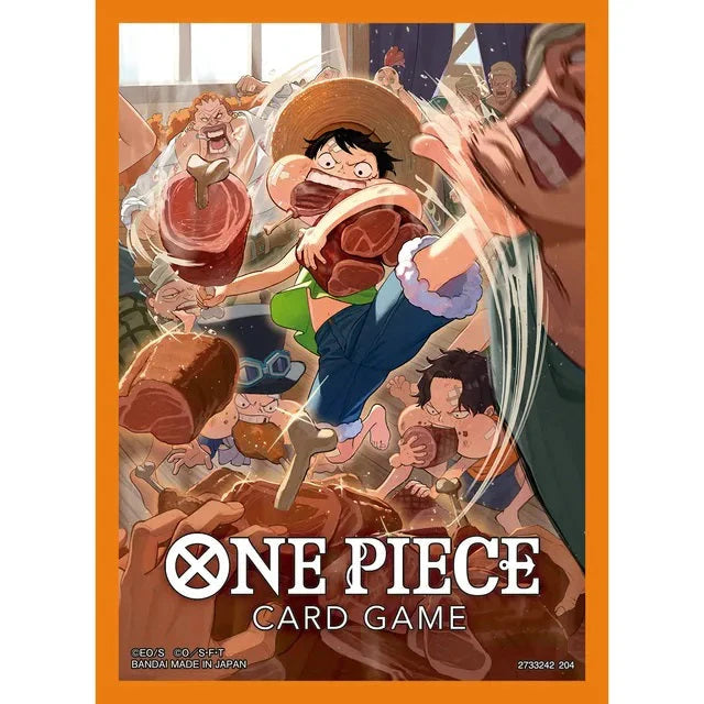 One Piece Card Sleeves - Three Brothers 70Ct (Set 7) Card Sleeves Bandai