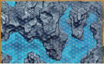 BattleTech: Battle Mat - "Magma Fjords" Fire and Ice