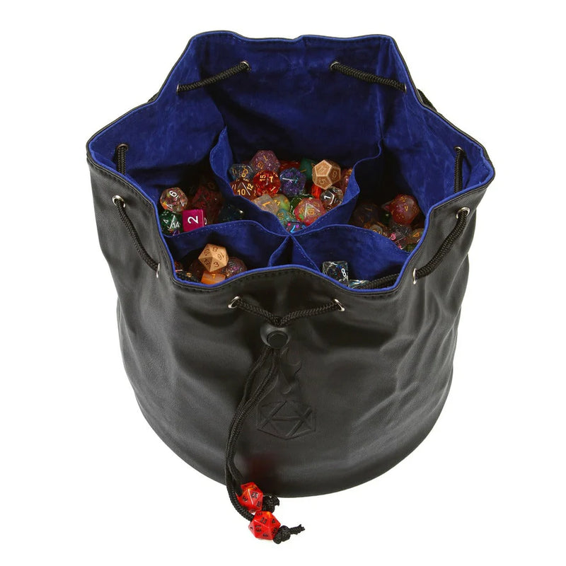 Forged Gaming: Pouch of the Endless Hoard Dice Bag (Black/Blue) Dice & Gaming Accessories Forged Gaming