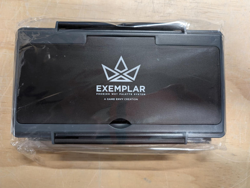 Game Envy: Exemplar GO Wet Palette - Black Hobby Brushes Game Envy