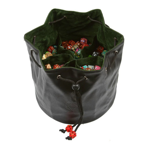 Forged Gaming: Pouch of the Endless Hoard Dice Bag (Black/Green) Dice & Gaming Accessories Forged Gaming