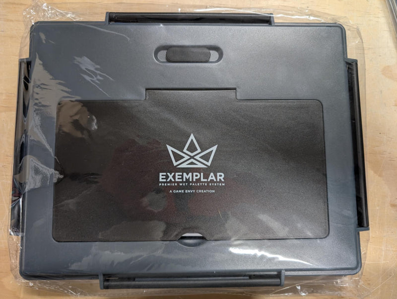 Game Envy: Exemplar MEGA Wet Palette - Black Hobby Brushes Game Envy