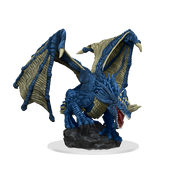 D&D Nolzur's Marvelous Miniatures: W15 Young Blue Dragon Unpainted Miniatures WizKids