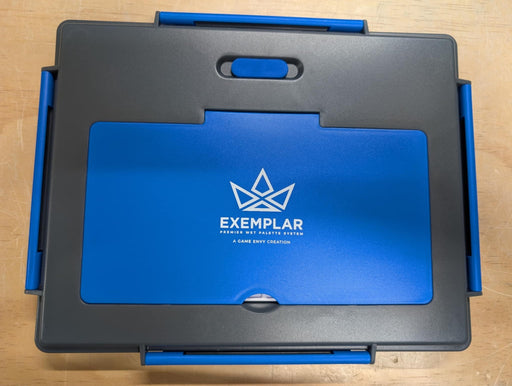 Game Envy: Exemplar MEGA Wet Palette - Blue Hobby Brushes Game Envy