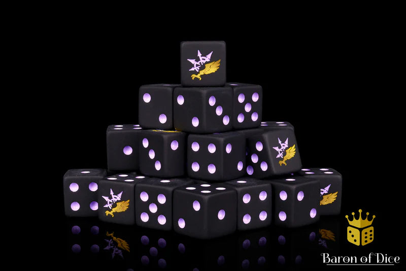 Baron of Dice: "Children of Chaos" 25x16mm Square Corner Dice Dice & Gaming Accessories Baron of Dice