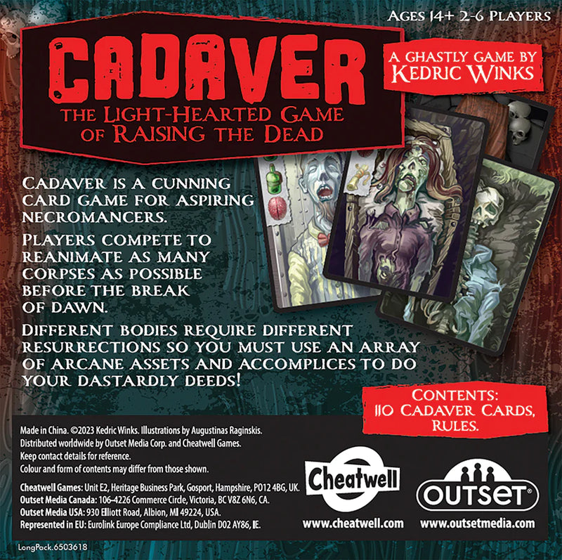 Cadaver Board Games Outset   