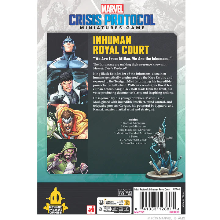 Marvel Crisis Protocol: Inhuman Royal Court Marvel Crisis Protocol Atomic Mass Games
