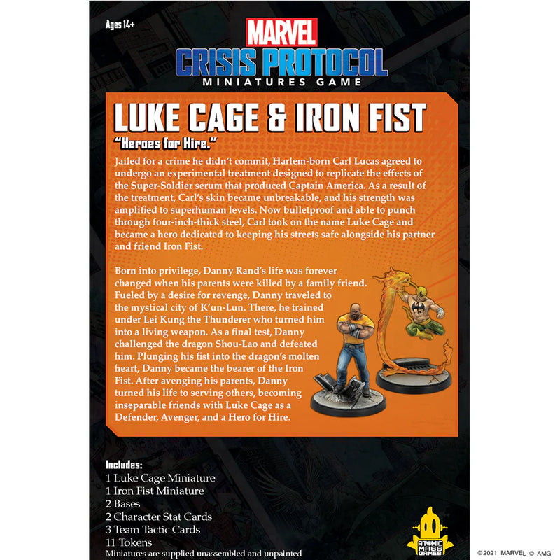 Marvel Crisis Protocol: Luke Cage & Iron Fist Marvel Crisis Protocol Atomic Mass Games   
