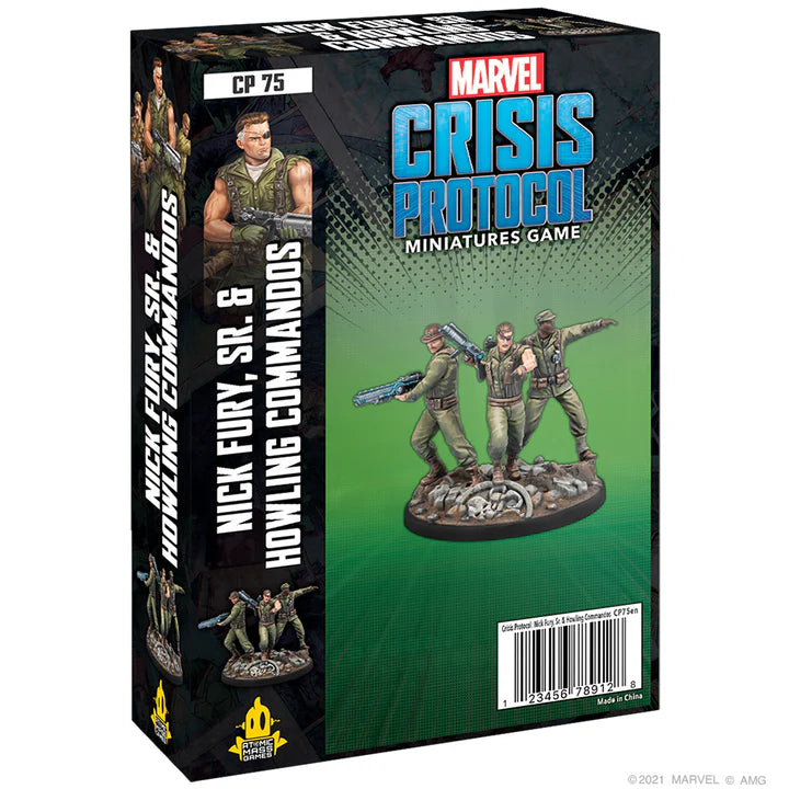 Marvel Crisis Protocol: Nick Fury, Sr. & Howling Commandos Marvel Crisis Protocol Atomic Mass Games   