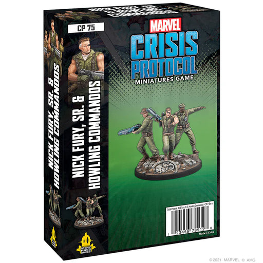 Marvel Crisis Protocol: Nick Fury, Sr. & Howling Commandos Marvel Crisis Protocol Atomic Mass Games   