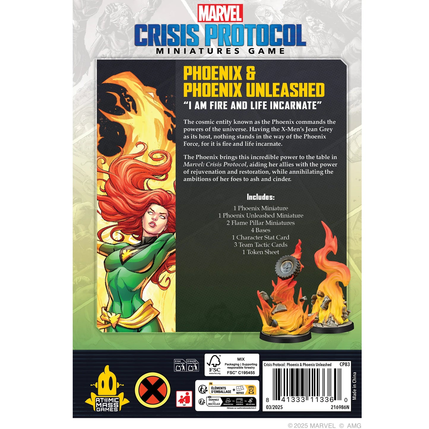 Marvel Crisis Protocol: Phoenix & Phoenix Unleashed Character Pack Marvel Crisis Protocol Atomic Mass Games