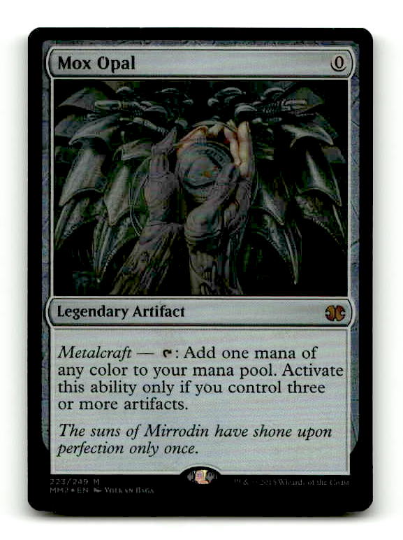 Mox Opal (MM2-223) [Modern Masters 2015] Foil - Scan (CW-007) High End MTG Single Modern Masters 2015