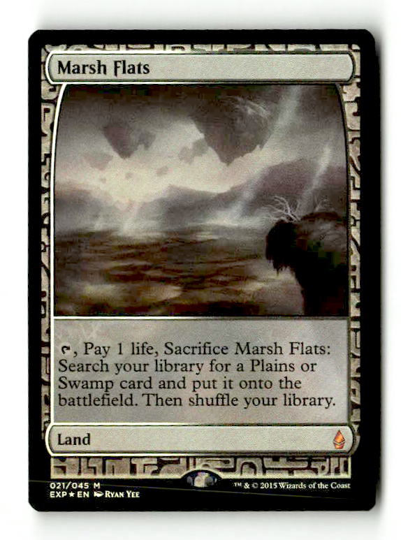 Marsh Flats (EXP-021) [Zendikar Expeditions] Foil - Scan (CW-011)