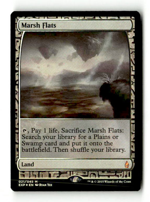 Marsh Flats (EXP-021) [Zendikar Expeditions] Foil - Scan (CW-011) High End MTG Single Wizards of the Coast