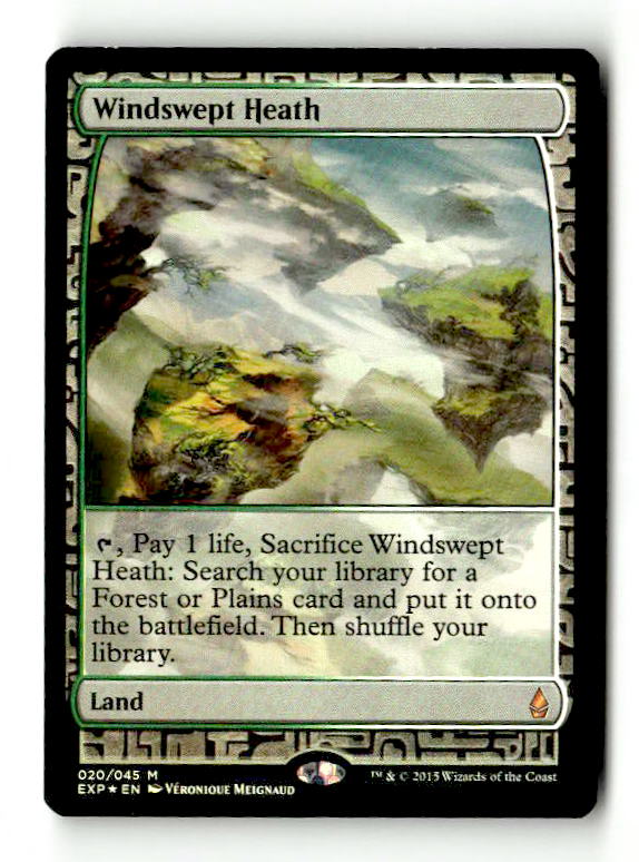 Windswept Heath (EXP-020) [Zendikar Expeditions] Foil - Scan (CW-012)