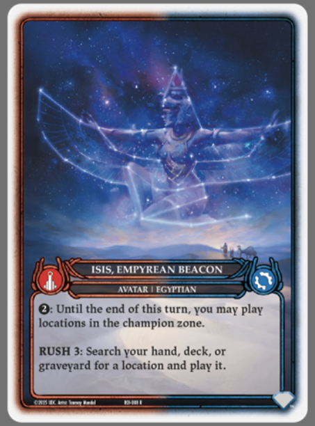 Rush of Ikorr: Pharaoh's Command - Starter Deck Rush of Ikorr TCG Upper Deck