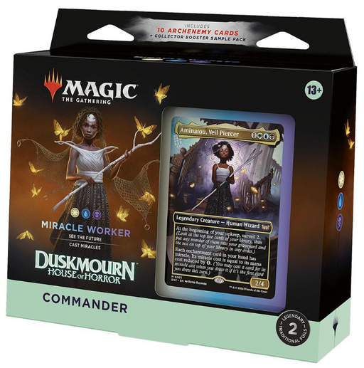 MTG Duskmourn: House of Horror - Miracle Worker Commander Deck MTG Sealed Magic: The Gathering