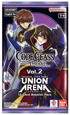Union Arena: Code Geass Lelouch of the Rebellion Vol. 2 - Booster Pack (English) Union Arena Sealed Bandai