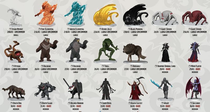 D&D Icons Of The Realms: Monster Manual Collection 1 Booster RPG Miniatures WizKids
