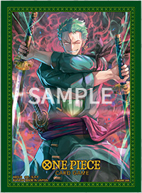 One Piece Card Sleeves - Roronoa Zoro 70Ct (Set 11) Card Sleeves Bandai