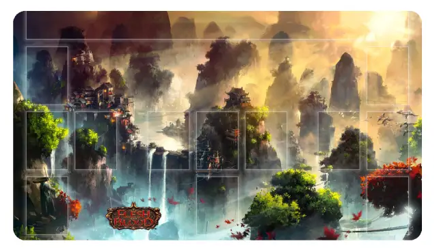 Flesh and Blood Playmat - Misteria Hanging Village (Part the Mistveil) Playmats Legend Story Studios