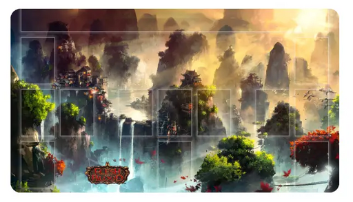 Flesh and Blood Playmat - Misteria Hanging Village (Part the Mistveil) Playmats Legend Story Studios
