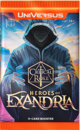 UniVersus: Critical Role - Heroes of Exandria Booster Pack Collectible Trading Cards UVS Games