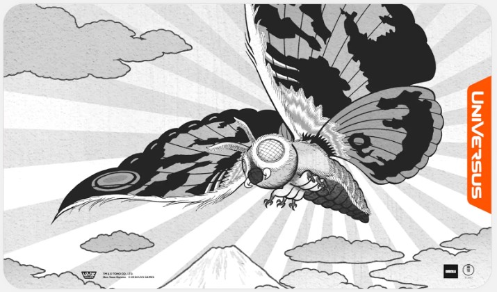 UniVersus: Playmat "Mothra Minus Color" Godzilla Playmats UniVersus