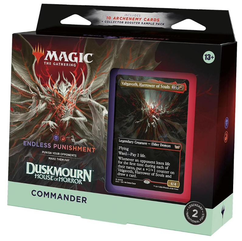 MTG Duskmourn: House of Horror - Endless Punishment Commander Deck MTG Sealed Magic: The Gathering