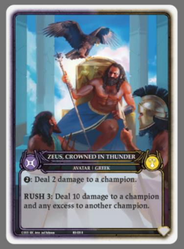 Rush of Ikorr: Olympian Thunder - Starter Deck Rush of Ikorr TCG Upper Deck