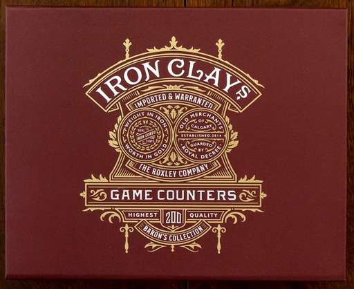 Iron Clays: Premium Gaming Counters - Baron's Collection 200Ct Board Games Roxley Games