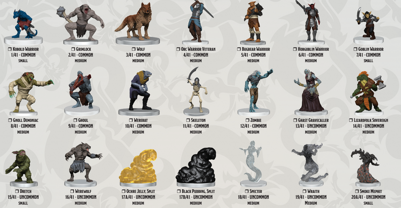 D&D Icons Of The Realms: Monster Manual Collection 1 Booster RPG Miniatures WizKids