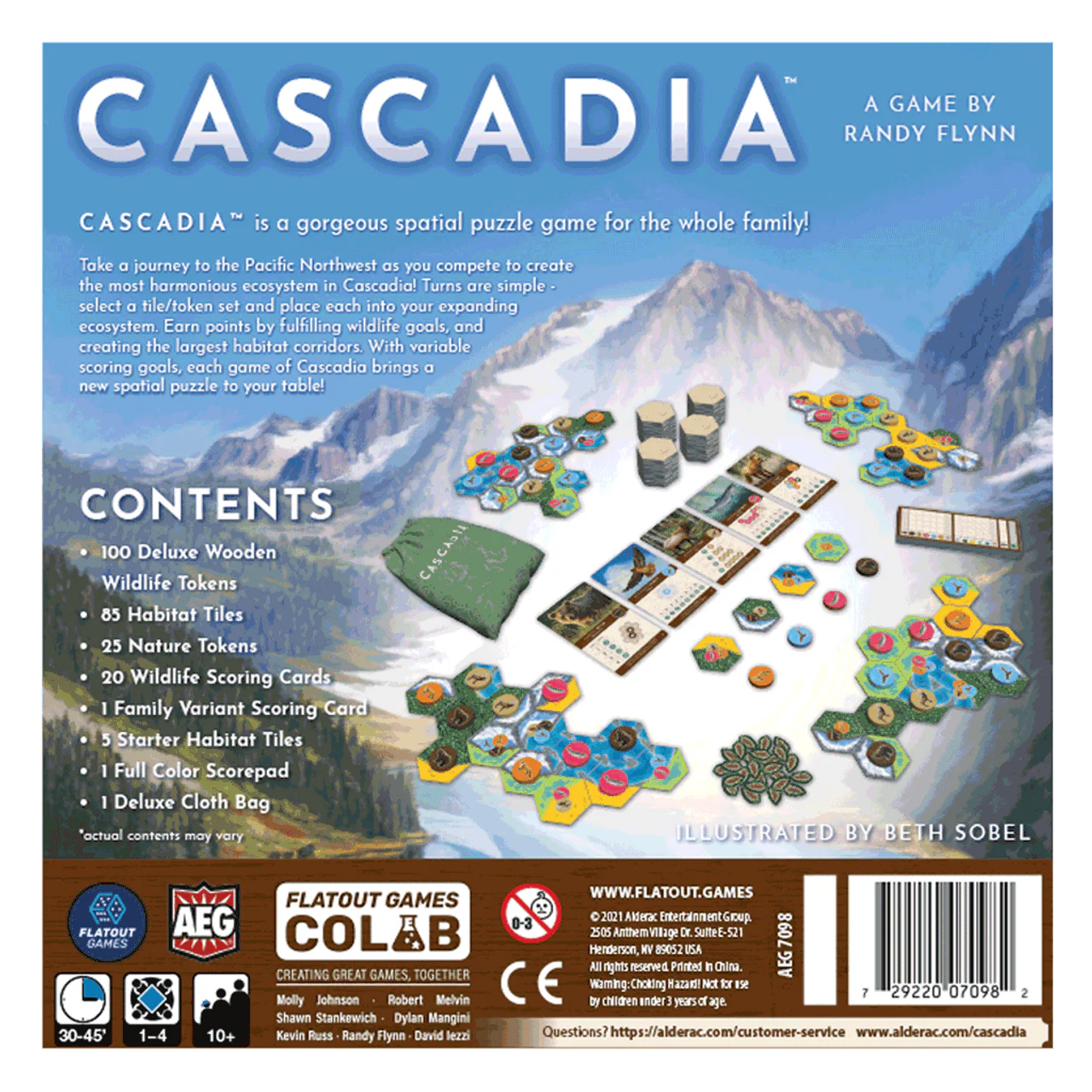 Cascadia Board Games AEG
