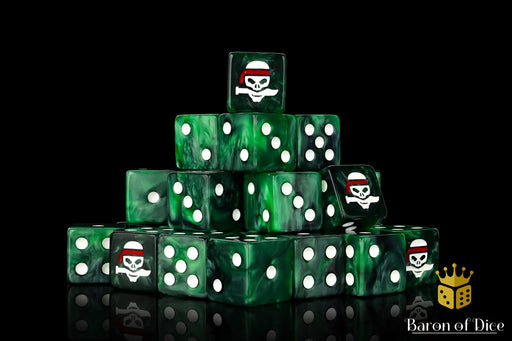 Baron of Dice: "Jungle Fighters" 25x12mm Square Corner Dice Dice & Gaming Accessories Baron of Dice