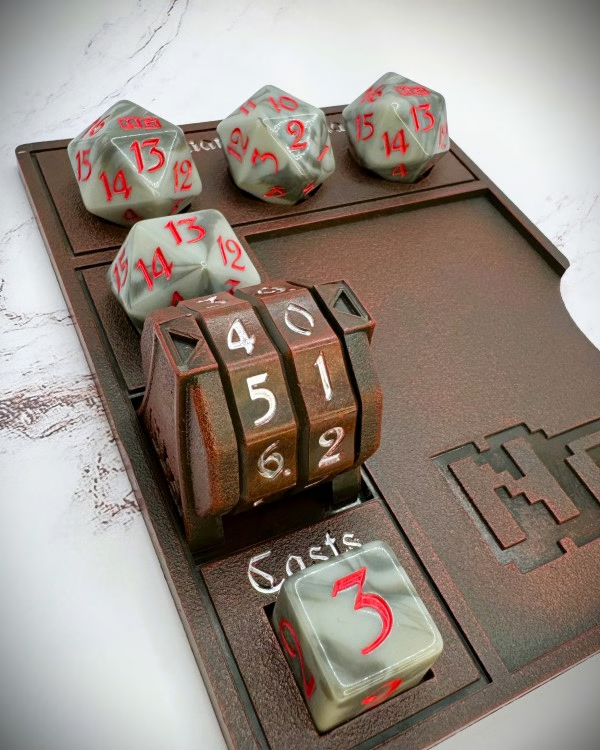 Nerd Gear: The Commander Essentials Kit - Chaos Red Dice & Gaming Accessories Nerd Gear