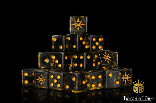 Baron of Dice: "Chaos Demon - Translucent" 25x16mm Square Corner Dice Dice & Gaming Accessories Baron of Dice