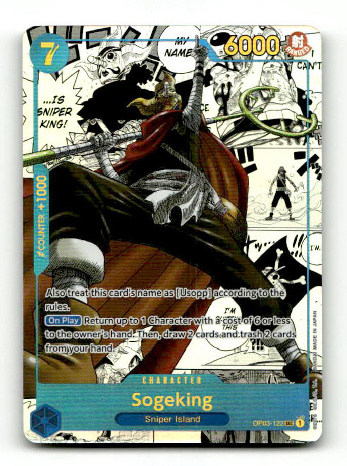 Sogeking (Alternate Art) (Manga) (OP03-122) [Pillars of Strength] Foil One Piece Single Bandai