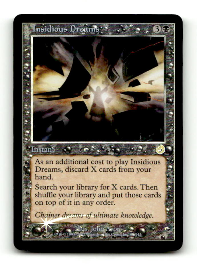 Insidious Dreams [Torment] Foil - Scan (LB-057) High End MTG Single Magic: The Gathering