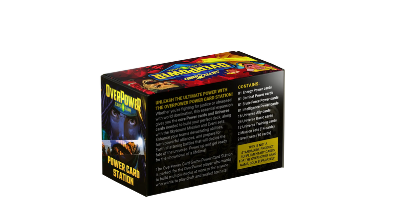 OverPower: Skybound - Power Card Station w/Storage Box Overpower Card Game Overpower