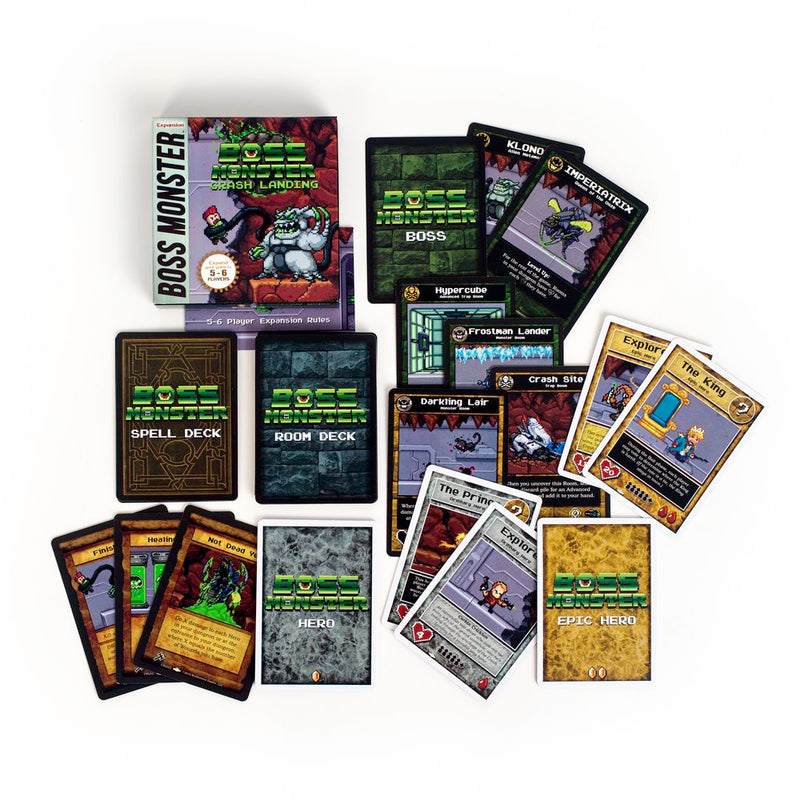 Boss Monster: Crash Landing 5-6 Player Expansion Board Games Brotherwise Games   