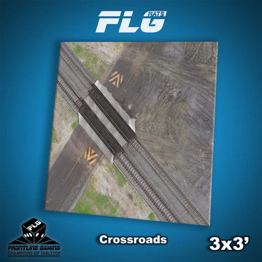 Frontline Gaming: Mats - Crossroads 3'x3' Gaming Mat FLG